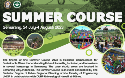 Summer Course 2023: “Resilient Communities for Sustainable Cities: Urban Informality, Inclusion, and Innovation”