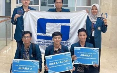 Tim Mahasiswa Sipil Undip Sukses Raih 2 Juara di National Bridge Design Competition Civil Engineering Festival 2024