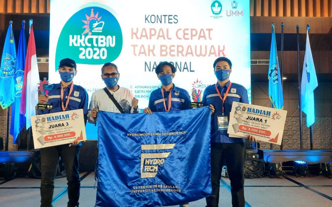 Teknik Perkapalan Sabet Sederet Juara Kompetisi Kapal Cepat Tak Berawak Nasional 2020 Fakultas Teknik Undip